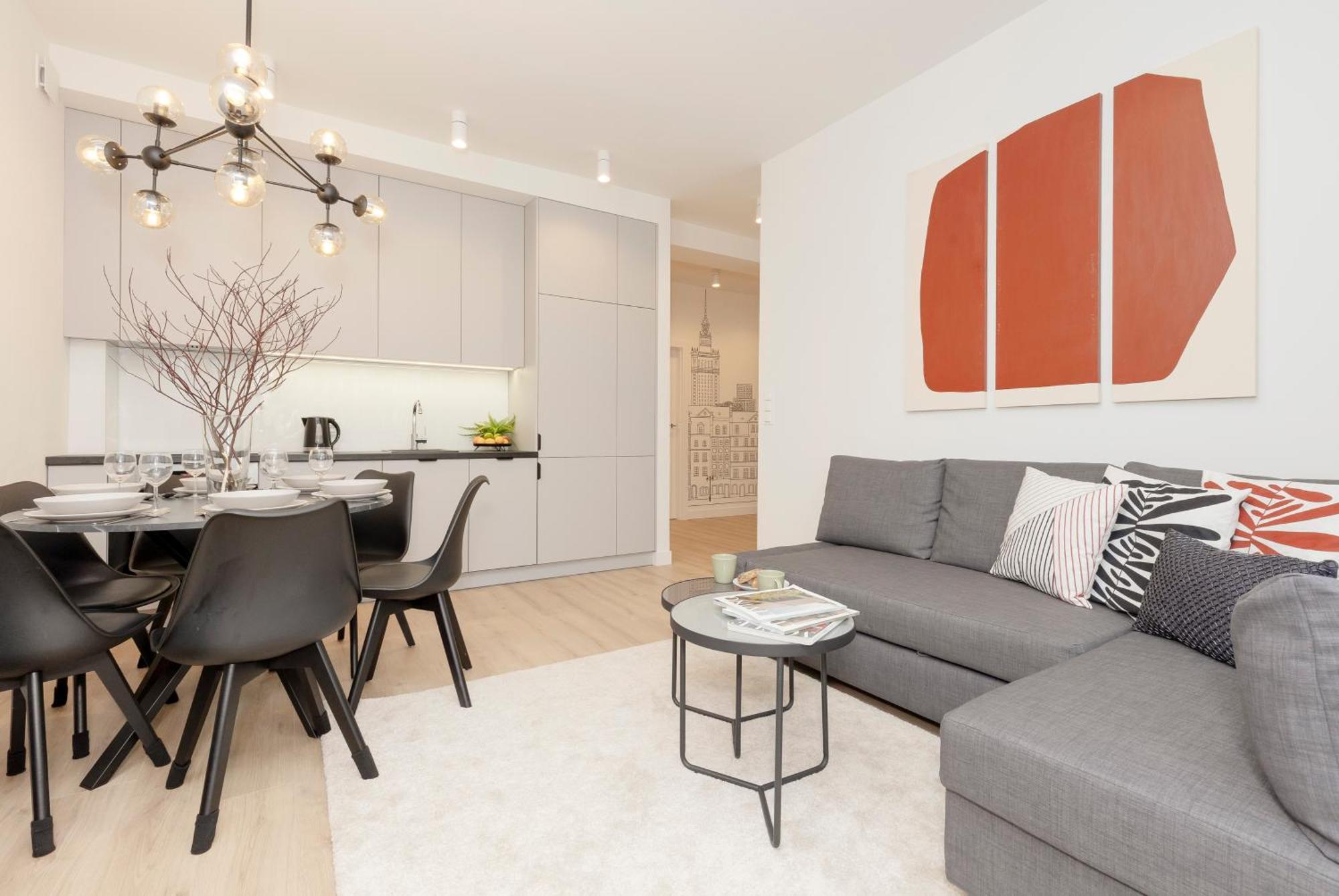 Amazing Spacious Apartments In Warsaw City Center By Noclegi Renters Екстер'єр фото